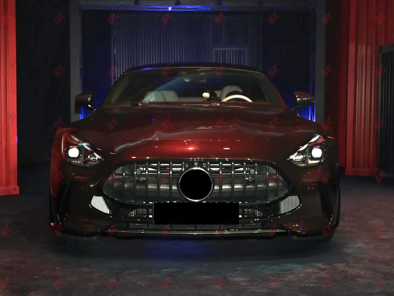 Dry Carbon Rear Diffuser Lip Rear Wing Car Part For Benz AMG GT63 C192 Coupe 24+ gallery