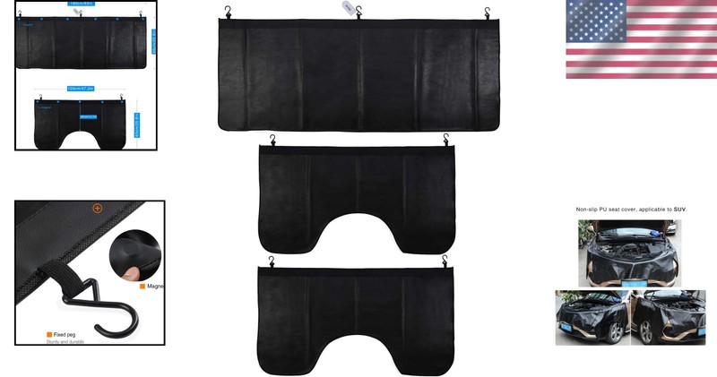 Universal Fit Microfiber Leather Fender Protectors - 3-Piece Set for Mechanics gallery