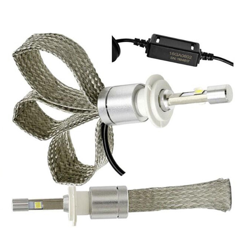 12V-24V DC 2× LED Headlight LED H4 Bulb 80W H4 Auto Light Car Accessories Lamp gallery
