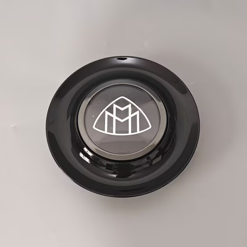 1 Pc Floating Center Caps with Mercedes Maybach Logo Forgiato XL Hubcap Black
