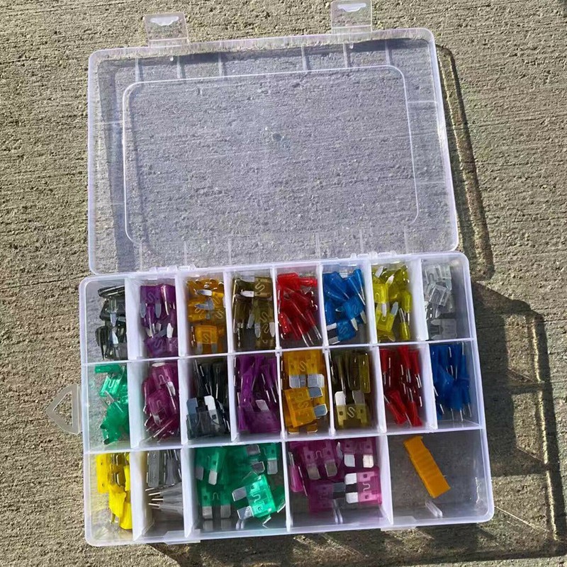 220pcs Car Truck Auto Blade Fuse Automobile Assortment Kit Box Set for Vehicles gallery