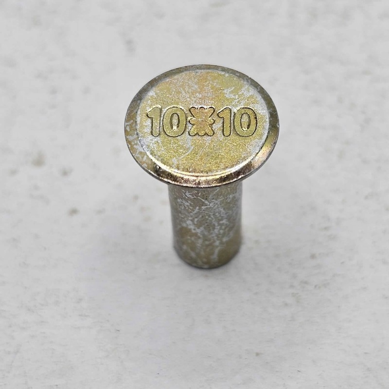 10-10 Brake Liner Rivets Round Head 1/2 Head Diameter 8/16 Inch Long 100 Units gallery
