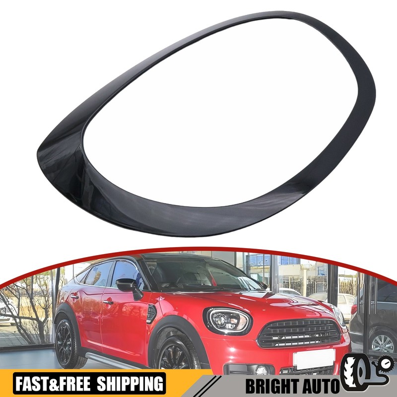 Fit for 17-2024 Mini Cooper Countryman Passenger Side Black Headlight Bezel NEW