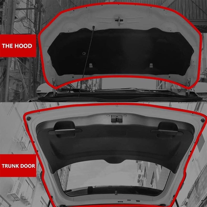 32.8FT L-Shape For Volkswagen Car Door Seal Strip Weatherstrip Edge Molding Trim gallery