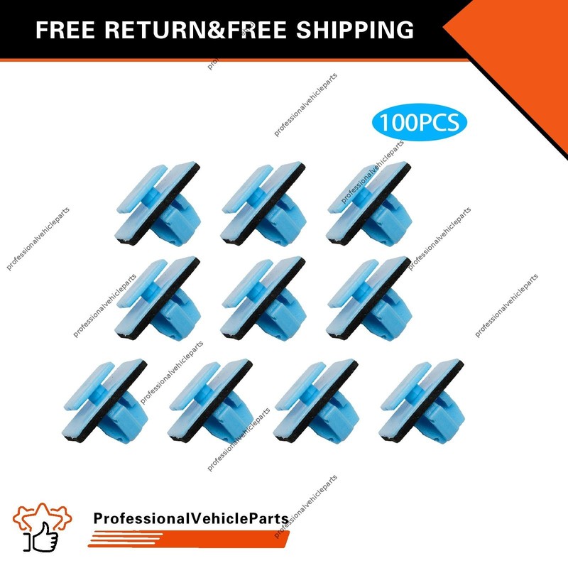 100PCS Rocker Panel Retainer Moulding Clips For Hyundai Santa Fe 2012-2017