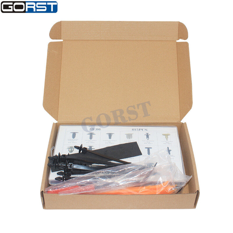 415pc Plastic Rivets Fender Bumper Push Fastener Clips With Tool For Dodge Jeep gallery