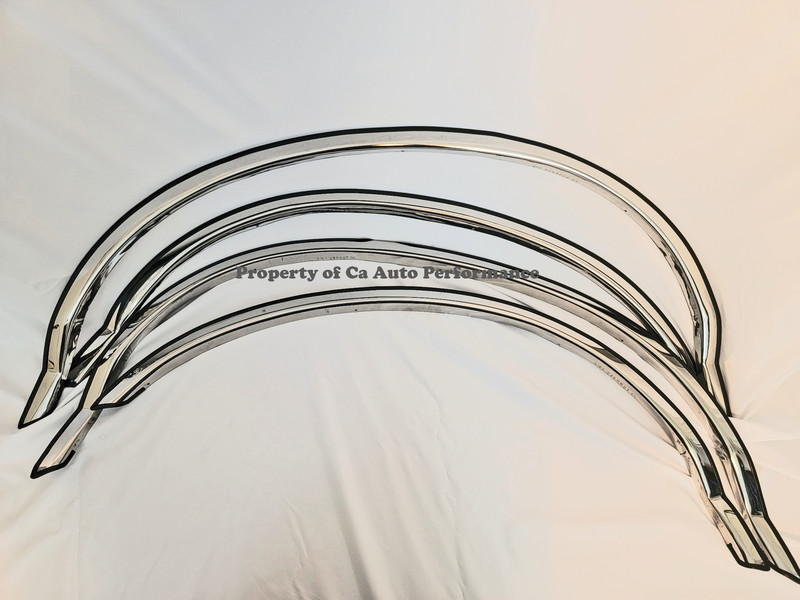 For F-150 Bronco F-250 F-350 87-1996 Chrome Polished Stainless Fender Trim 1″