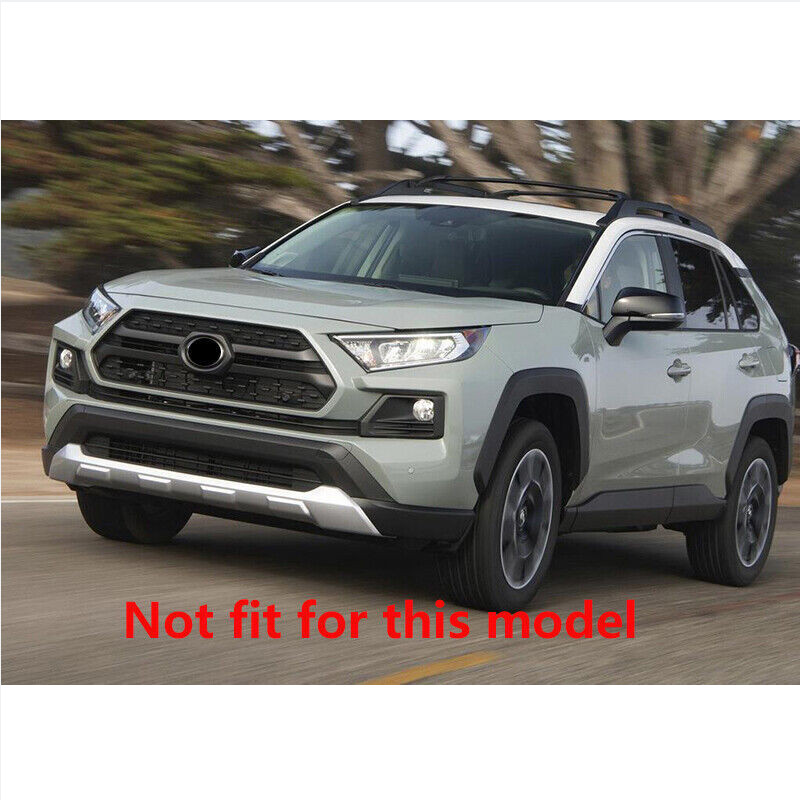 For Toyota RAV4 2019-2024 Black Front Center Mesh Grille Grill Strip Cover 2pcs gallery