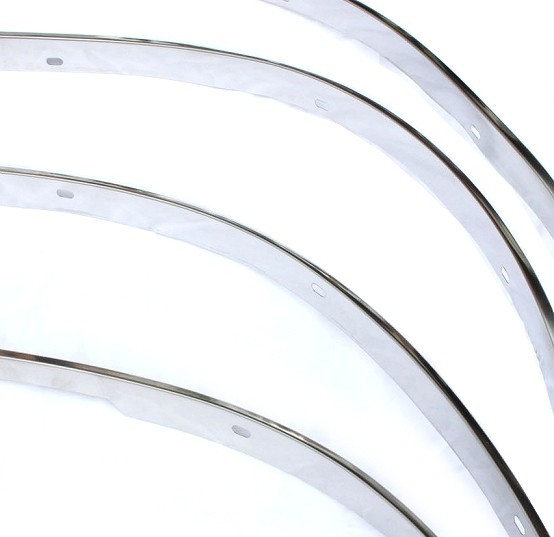 68 68 70 Dodge Charger Wheel Well Opening Moldings Trim Set Complete Mopar New gallery