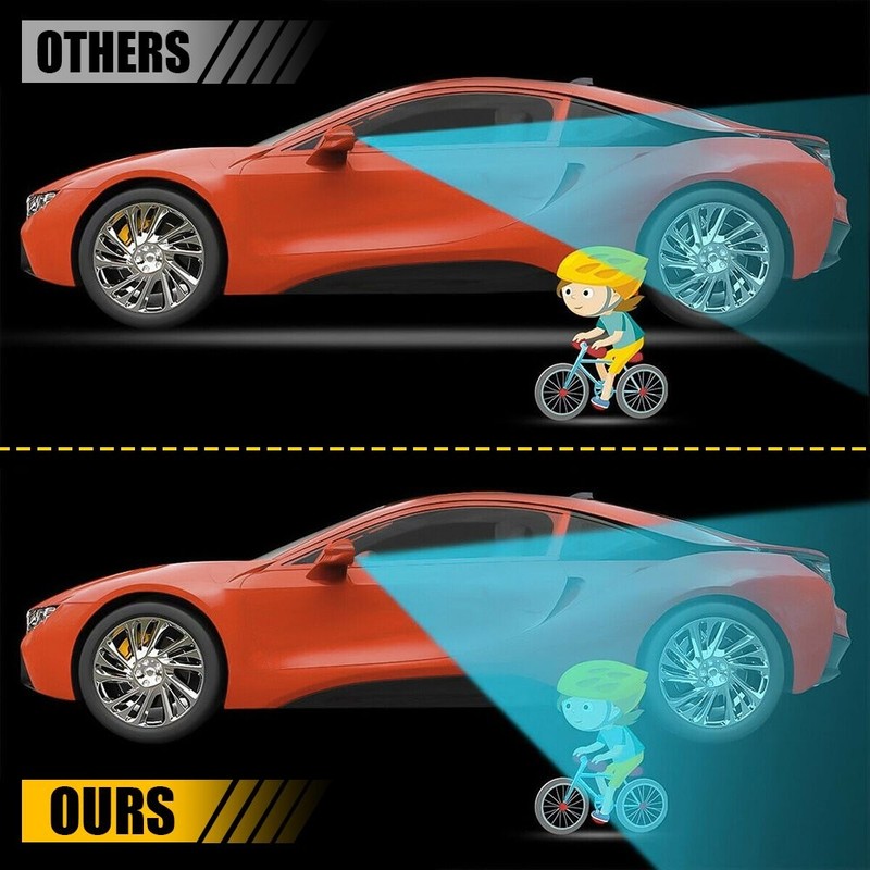 For BMW 323i 328i 325Ci 330Ci 760Li Heated Blue Mirror Glass Left Right 2-10X gallery