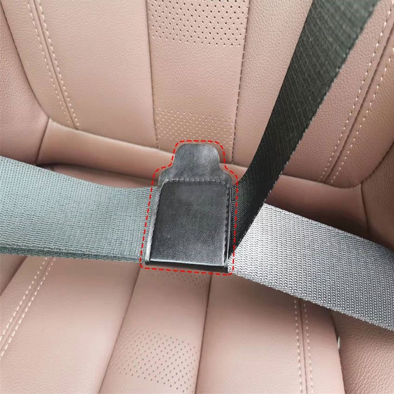 4pcs Car Interior Accessories Automotive Seat Belt Buckle Fixed Limiter Holder gallery