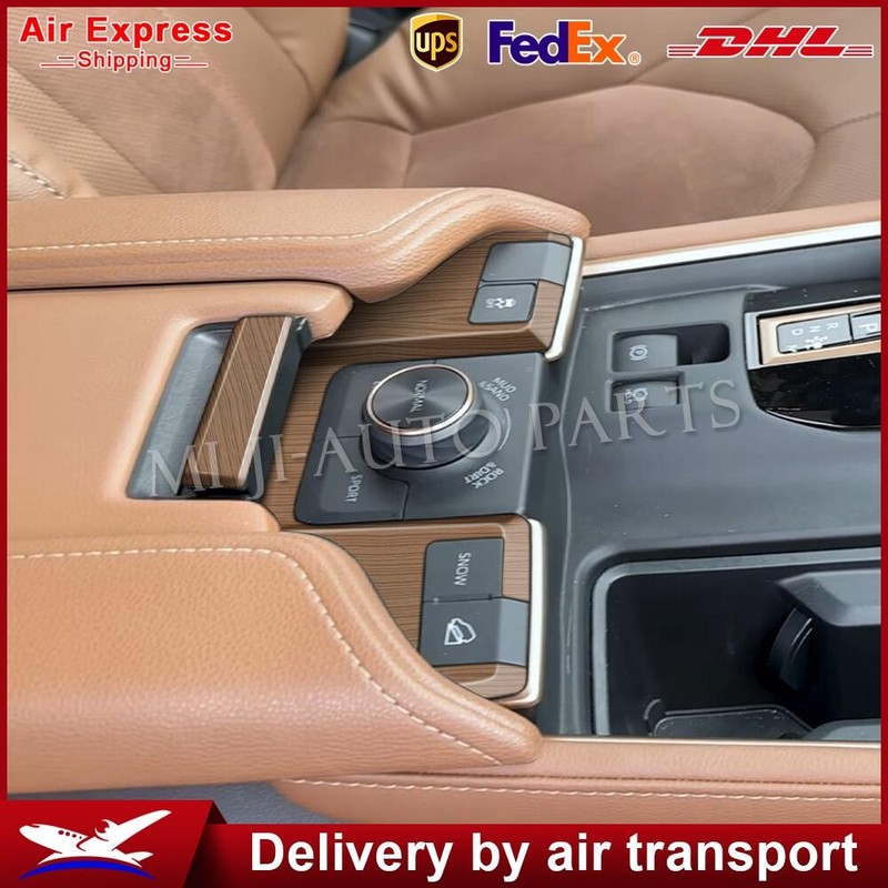 Fit 2024-2025 Toyota Grand Highlander ABS Center Console Button Cover Trim Parts
