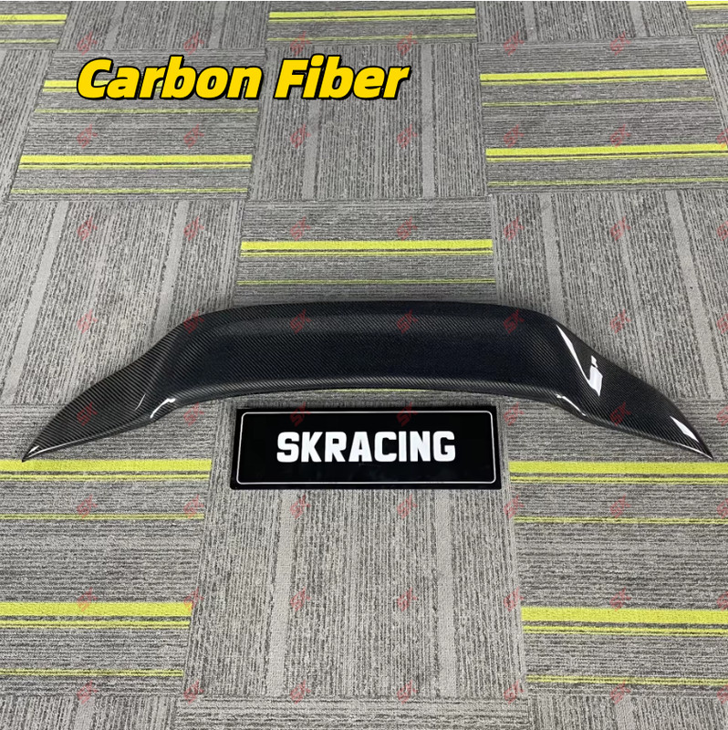 For Chevrolet Malibu 2016-25 Carbon Fiber/Gloss Black Rear Duckbill Spoiler Wing
