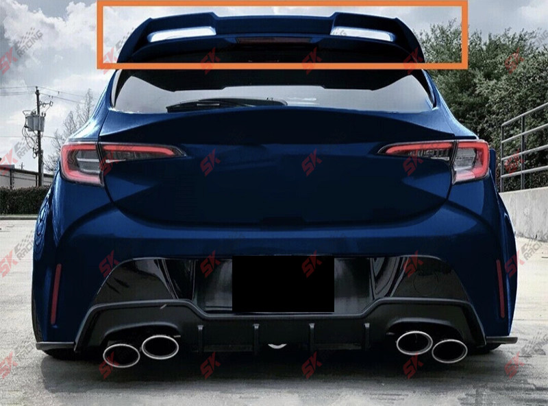 Rear Spoiler Roof Wing Fits For Toyota Corolla Hatchback 19-25 ABS Glossy Black gallery