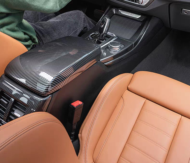 Car Trim Accessories For BMW X3 X4 G01 G02 2018-2024 Armrest Box Panel Cover gallery