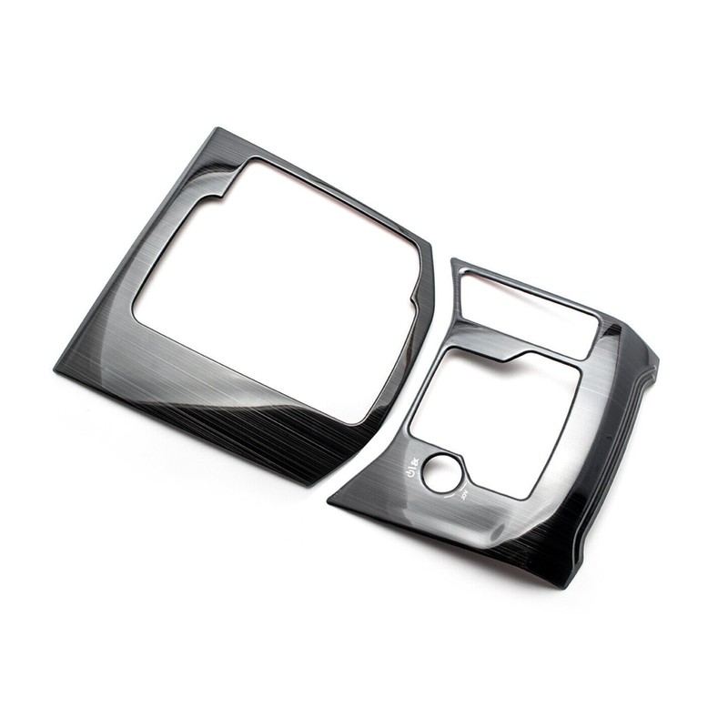 2Pack Interior Gear Shift Frame Cover Trim For Mazda CX-5 CX5 2017 2018 Decor G