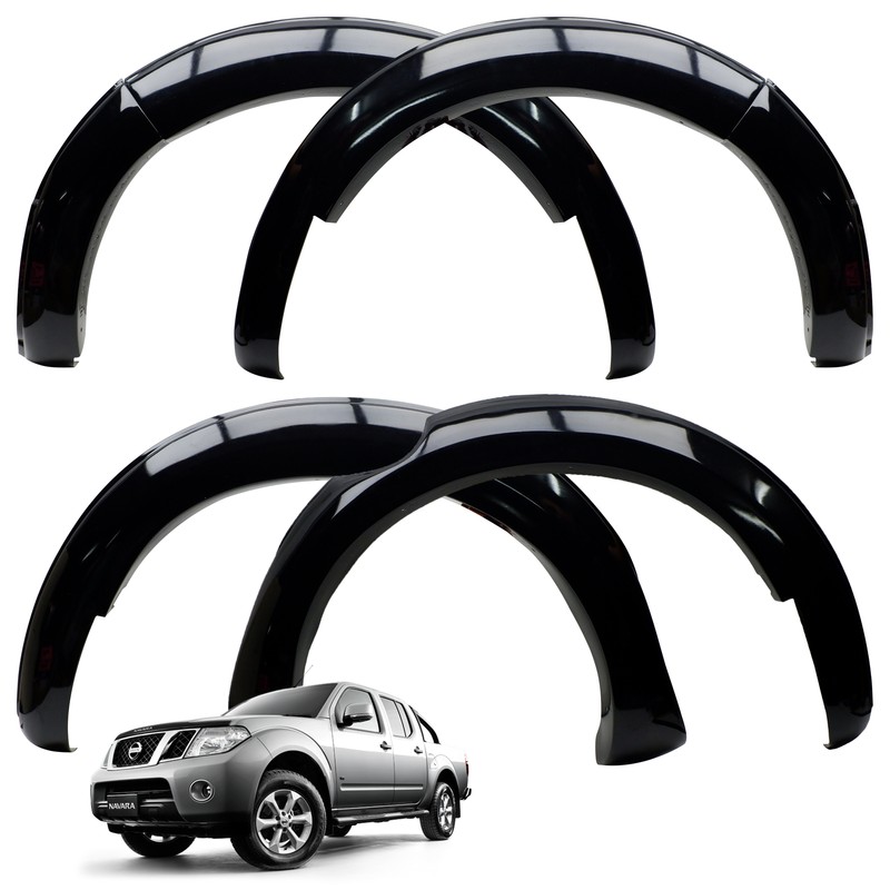 6" Fender Flares Wheel Guards Arch Fits Nissan Frontier Navara D40 4Dr 2006 2014 gallery