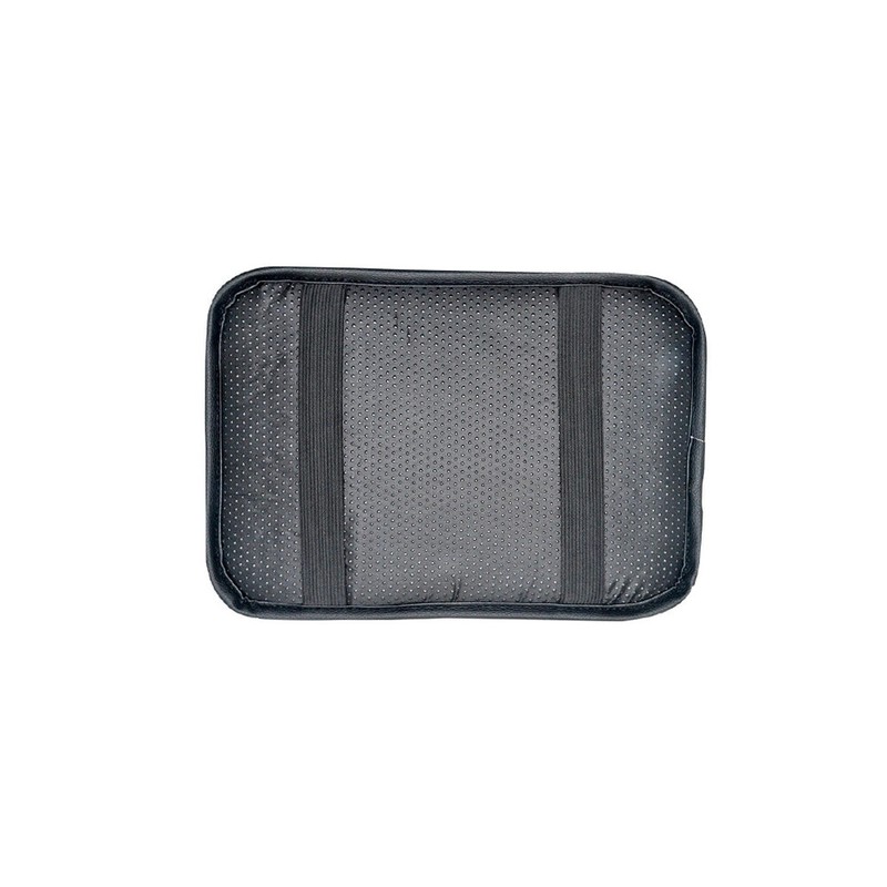 1x Car Armrest Pad Cover Black Center Console PU Leather Cushion Mat Accessories gallery