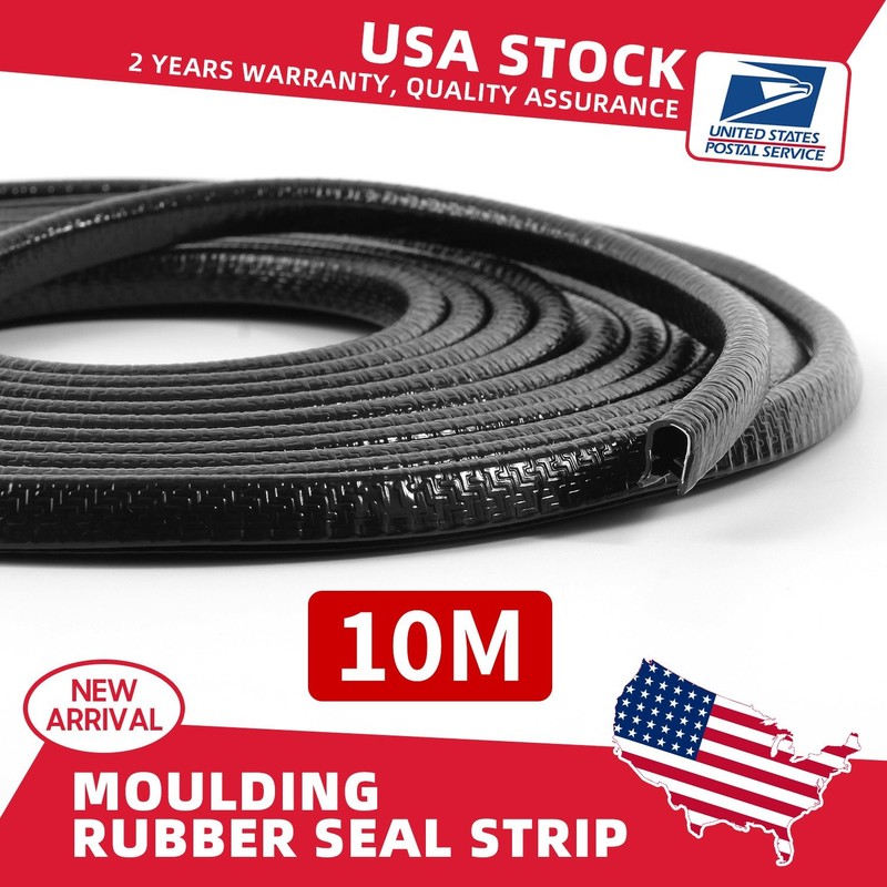 Modigt 10 Meters Rubber Car SUV Door Edge Protector Sealing Strip Weatherstrip