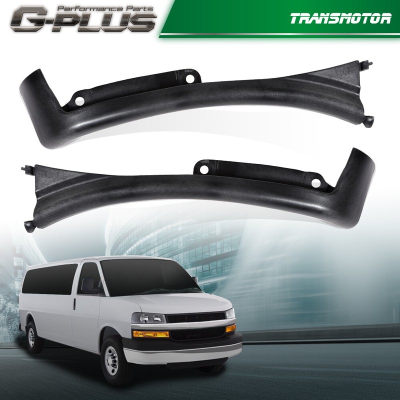 Front Fender Trim Set Fit For 96-23 Gmc Savana 3500 2500 96-14 Savana 1500
