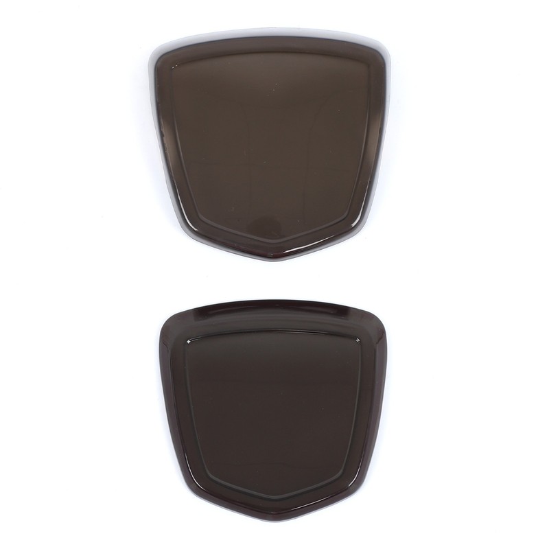 Blackedout Front Rear Emblem Cover covers For 2017+ FIAT 500 Abarth 595 695 gallery