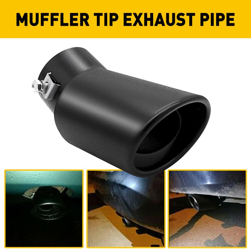 Car Exhaust Tip Muffler Pipe Bend 62mm 304 Stainless Steel gallery