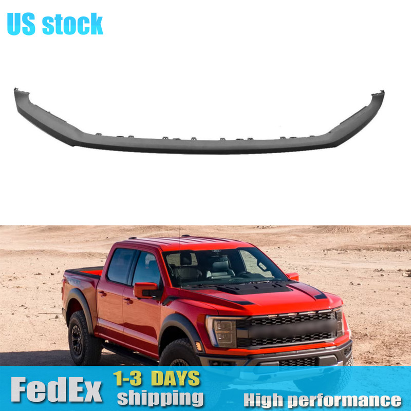 Fit 2021- 2023 Ford F-150 Raptor Front Bumper Cover Grill Upper Molding Trim
