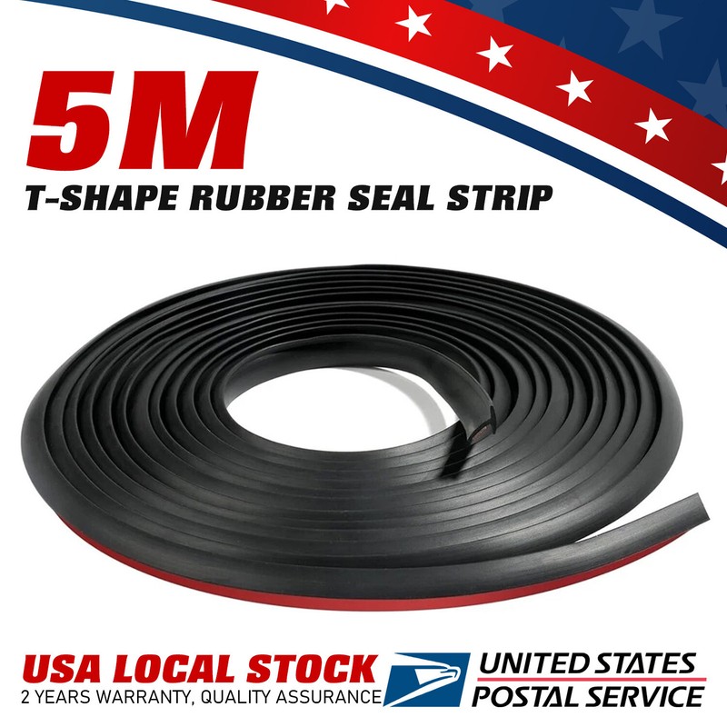 High-quality OEM 16Feet Flexible H Shape Black Rubber Edge Trim for Car, Truck