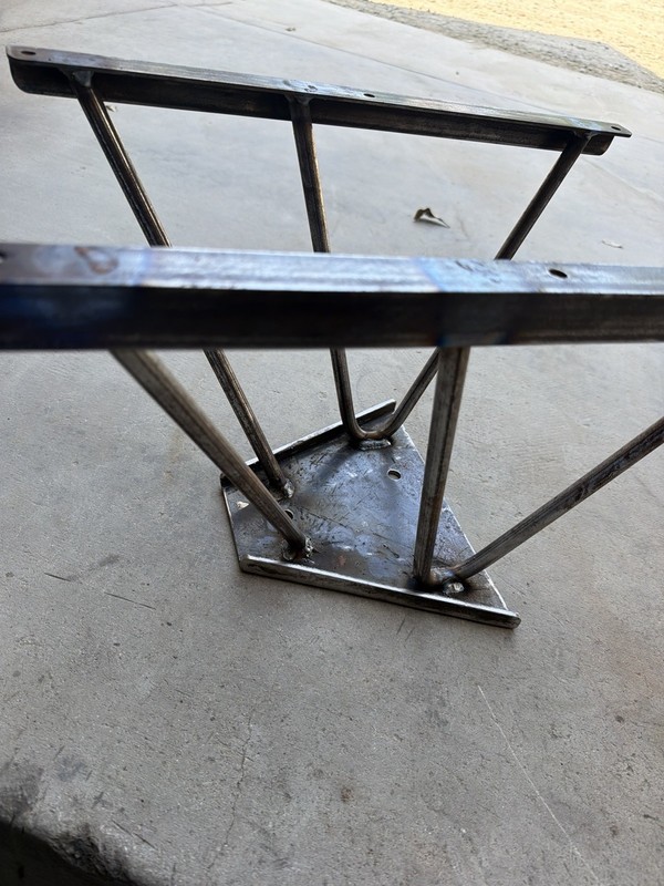 Chevy spare tire bracket