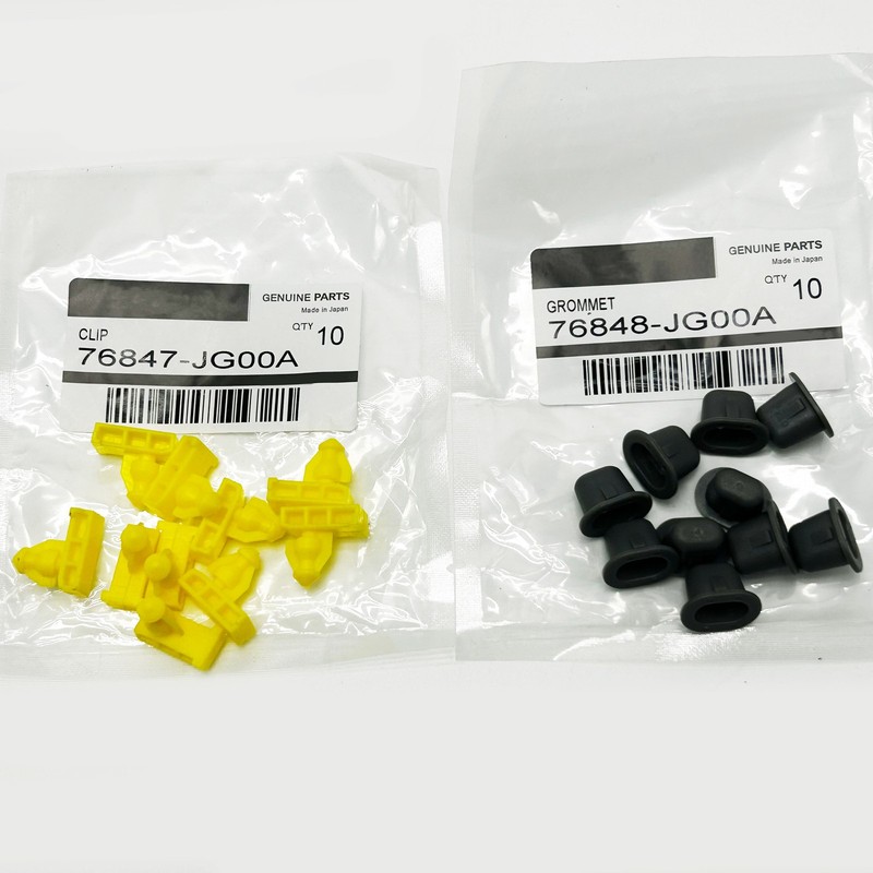 20PCS 76847JG00A 76848JG00A For Nissan Wheel Well Opening Moulding Clip&Grommet