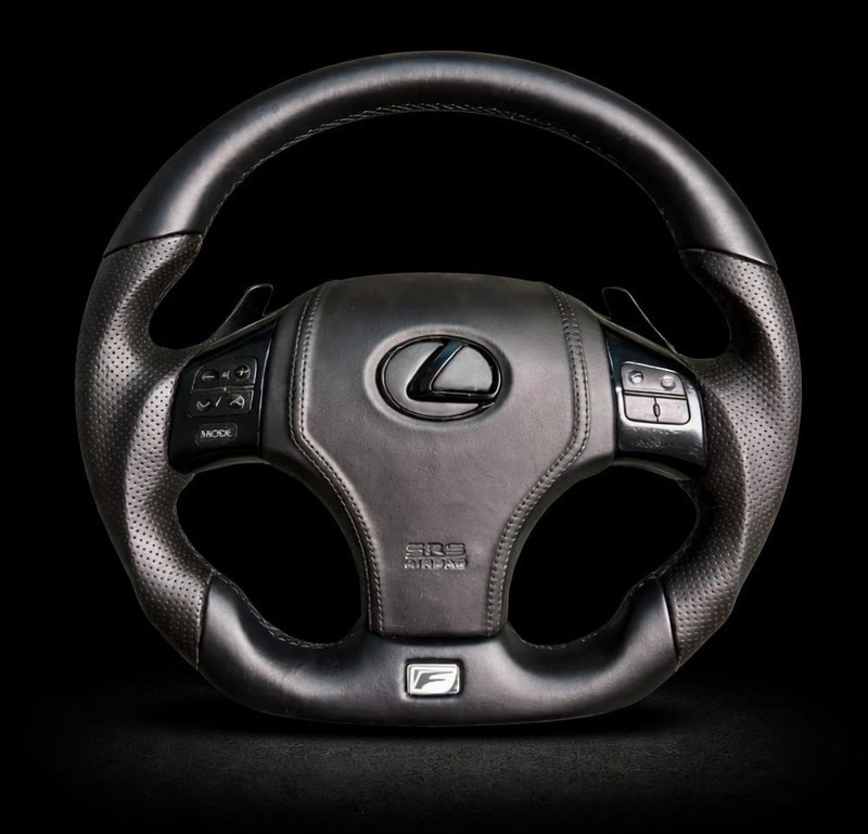 Lexus IS250 IS350 ISF Customized Sports Leather Steering Wheel 2006-2013