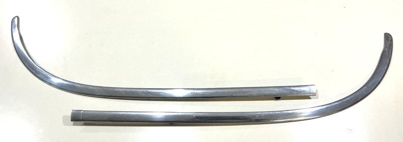 1959 BUICK INVICTA ELECTRA BACKGLASS REAR WINDOW CHROME TRIM STAINLESS ORIGINAL