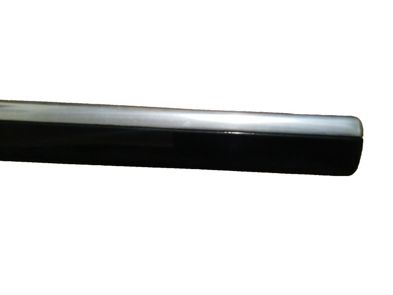 VW MK4 JETTA BLACK W/ CHROME STRIP RIGHT FRONT PASSENGER DOOR MOLDING STRIP OEM gallery