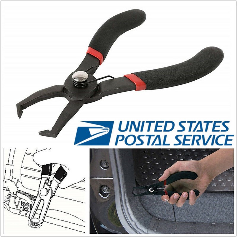 Car SUV Universal 30° Push Pin Plier Fastener Clips Rivet Removal Tool