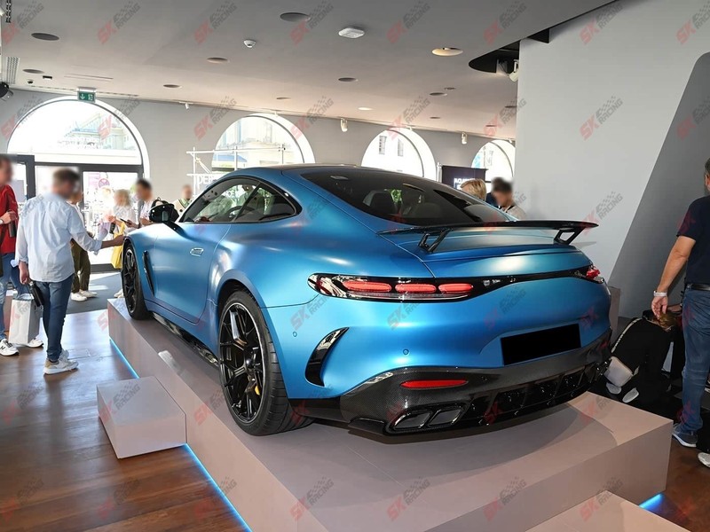 Dry Carbon Rear Diffuser Lip Rear Wing Car Part For Benz AMG GT63 C192 Coupe 24+ gallery