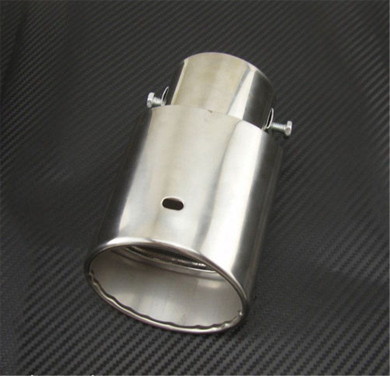 145mm Chrome Stainless Steel Exhaust Pipe Trim For 1.8-2.2 T gallery