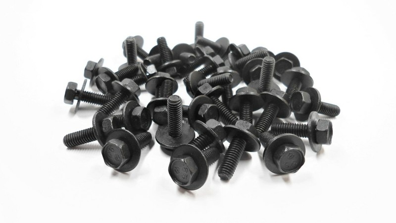 20 BODY BOLTS! M6-1.0 x 20MM FOR FORD LINCOLN & MERCURY F-150 TRUCKS BRONCO ETC