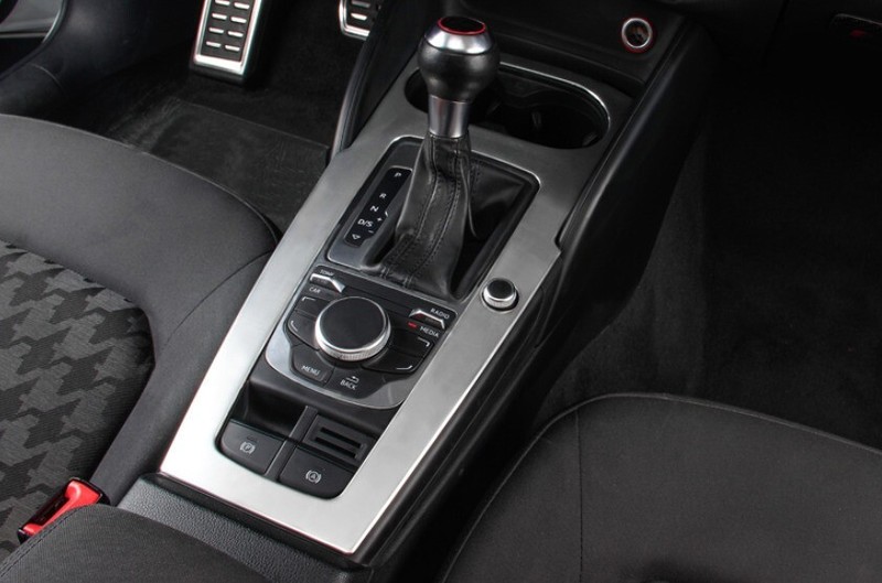 For Audi A3 S3 14-2020 Silver Titanium Central Console Gear Shift Panel Trim gallery