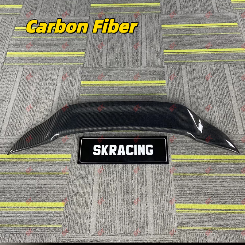 Carbon Fiber/Gloss Black Rear Duckbill Spoiler Wing For Chevrolet Malibu 2016-25