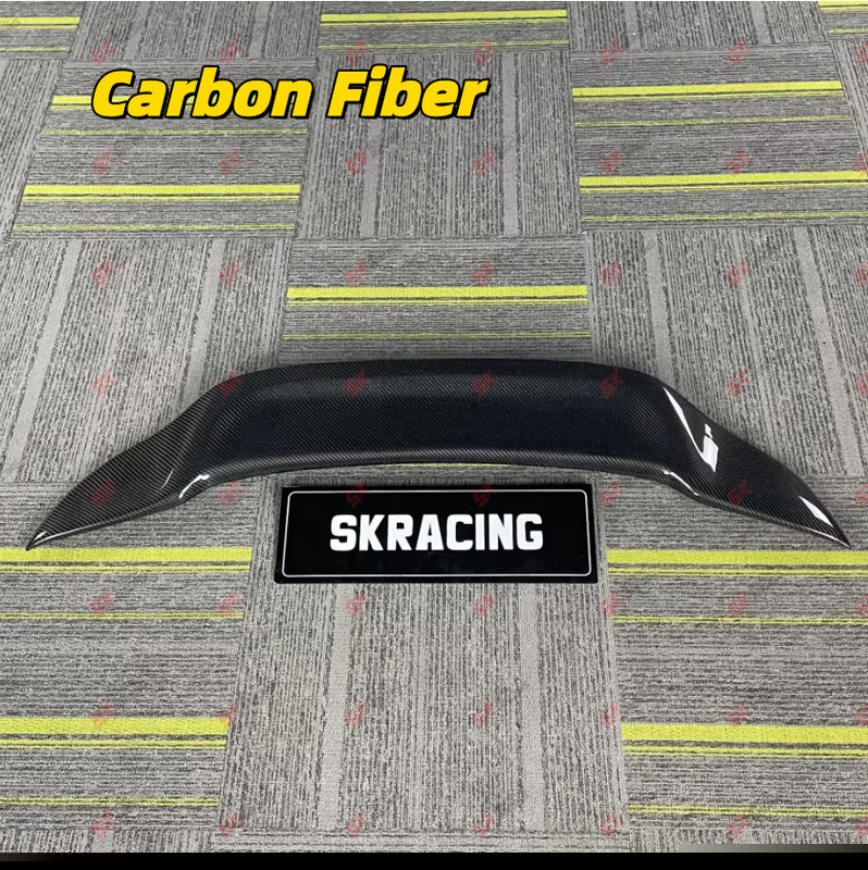 For Chevrolet Malibu 2016-2025 Carbon Fiber/Unpainted Rear Duckbill Spoiler Wing