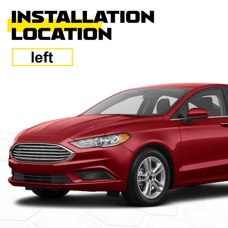 Front Driver Left Side Fog Light Cover Bezel Grille For 2017-2018 Ford Fusion gallery