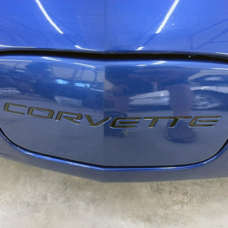 VINYL: GLOSS BLACK LETTERS FOR C5 CORVETTE 97-2004 FRONT + REAR US MADE gallery