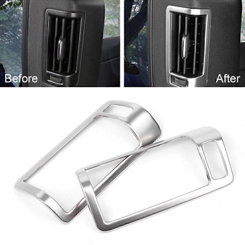 Car Interior Air Vent Outlet Cover Trim For Volvo XC 2018 XC90 15-18 Silver