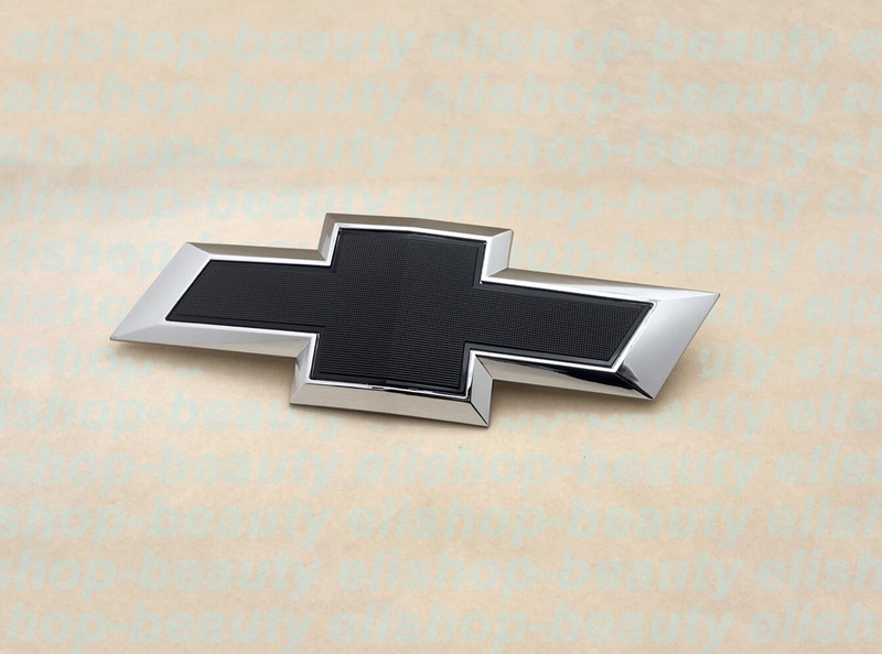 2021 – 2025 Suburban Tahoe Rear Custom Chrome Black Bowtie Emblem PT 0781590 OEM