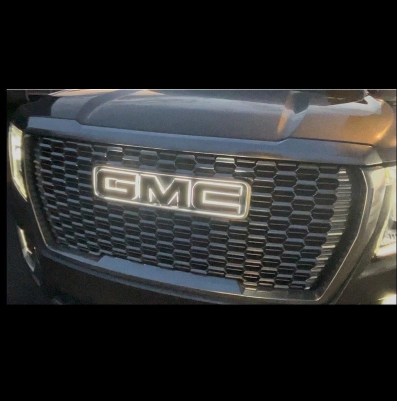 illuminated Grille Led Liners for Emblem GMC Yukon 2021 2022 2023 2024 2025 gallery