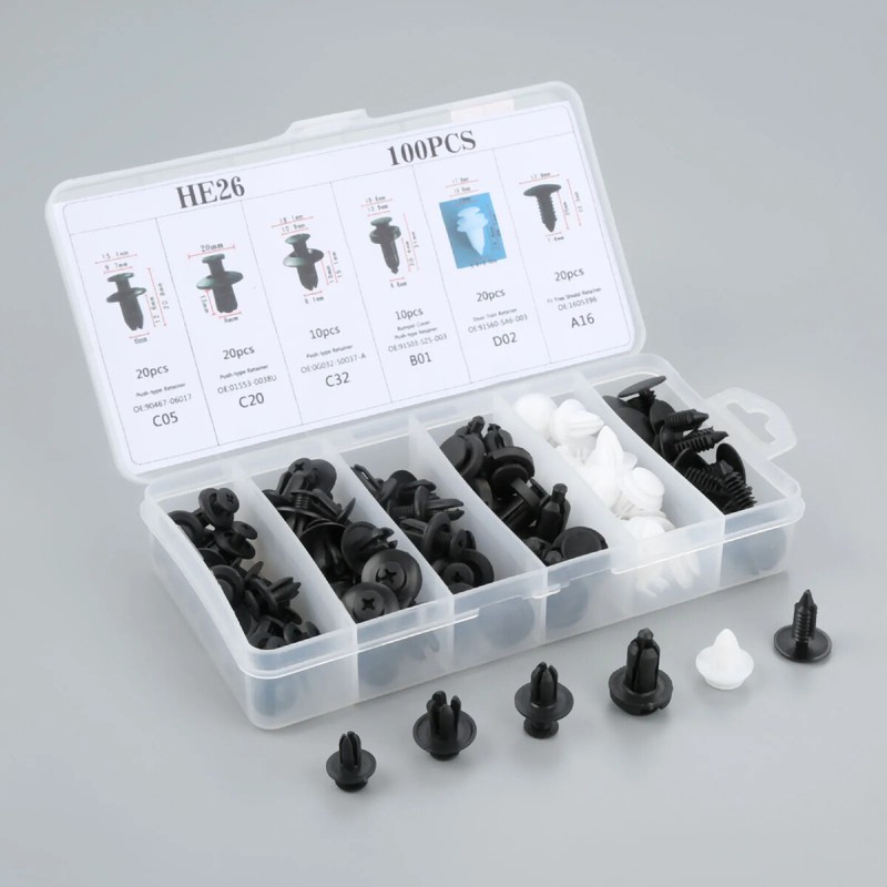 For RAM Dodge Fixing Fastener Kit-Bumper Fender-Liner Push Retainer-Clips 100X