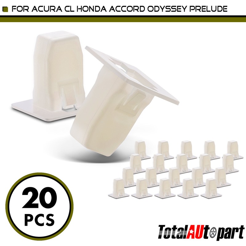 20x Bumper Cover Grommet Retainer Clips for Honda Accord Acura 8mm x 11mm Nylon
