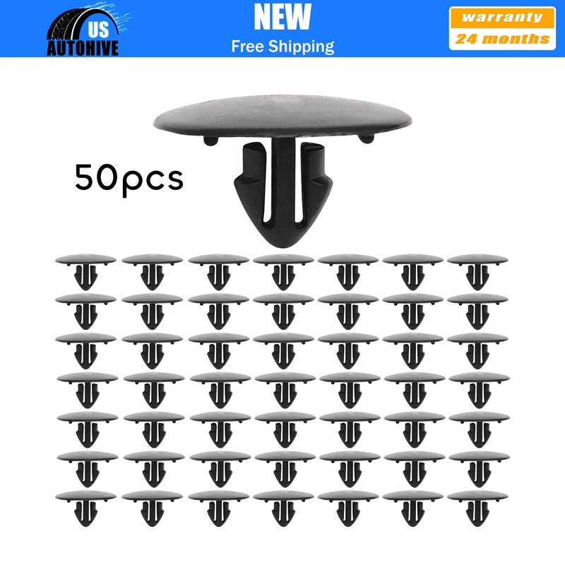 Set of 50 Hood Insulation Retainer Fixed Clips for Toyota Lexus 90467-09050