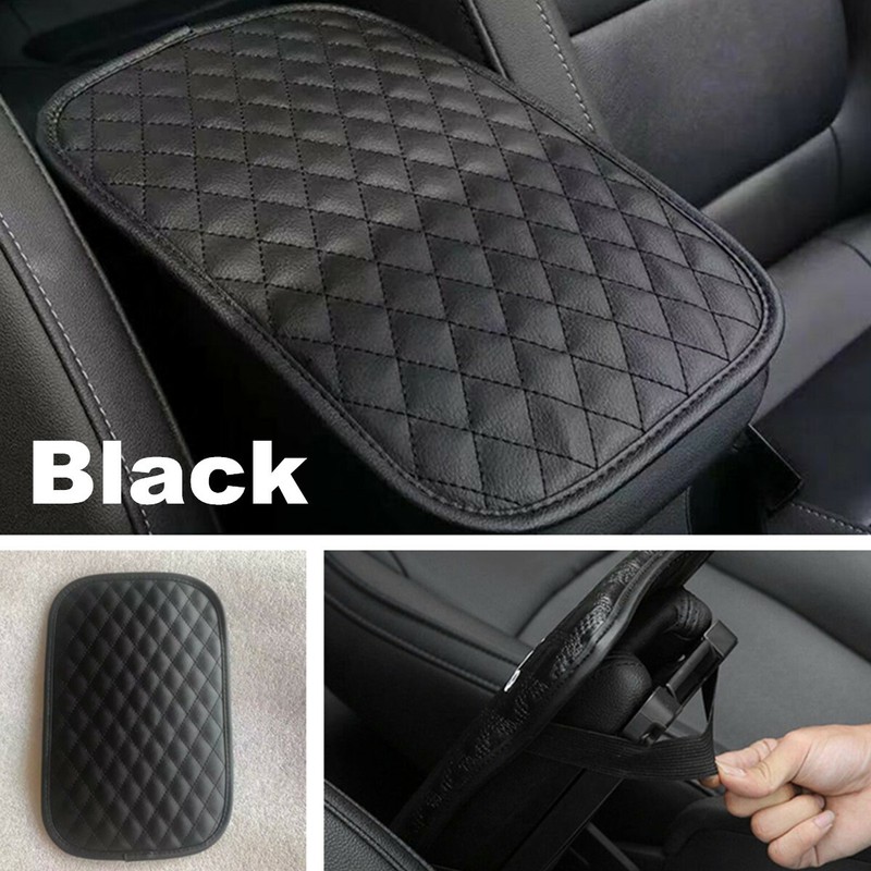 1Pc PU Car Center Console Armrest Box Leather Cushion Protector Mat Pad Cover