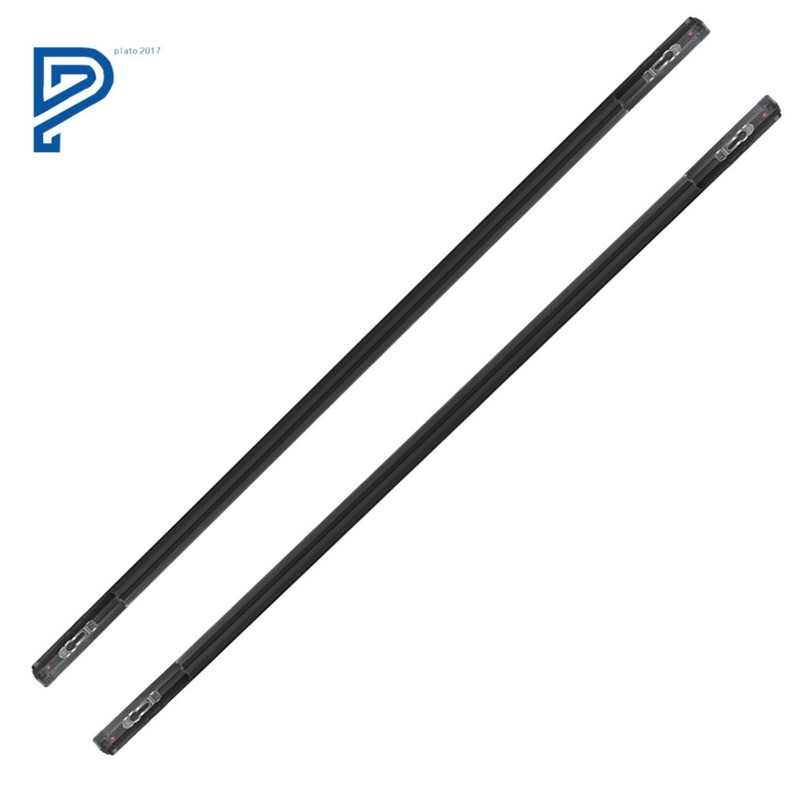 Pair Black Roof Trim Molding Kit For Honda Civic Sedan 4-Door 2012-2015